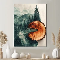 Emerald River – Flowing Through Birchwood Forest