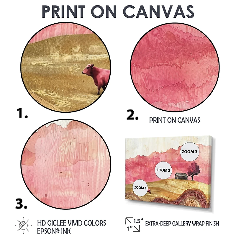 Rose Barn – Countryside Field With Grazing Cows