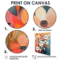 Dogwood Harmony – Colorful Botanical Abstract