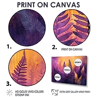 Purple Mist Ferns – Dreamlike Surreal Landscape