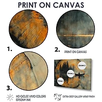 Art mural pêche en rivière paysage nature paisible