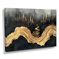 Black Onyx River – Enchanted Forest Reflection