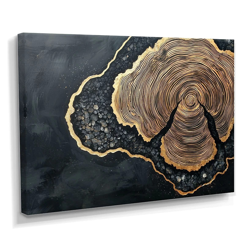 Wooden Slide Abstract – Onyx Crystal Flow
