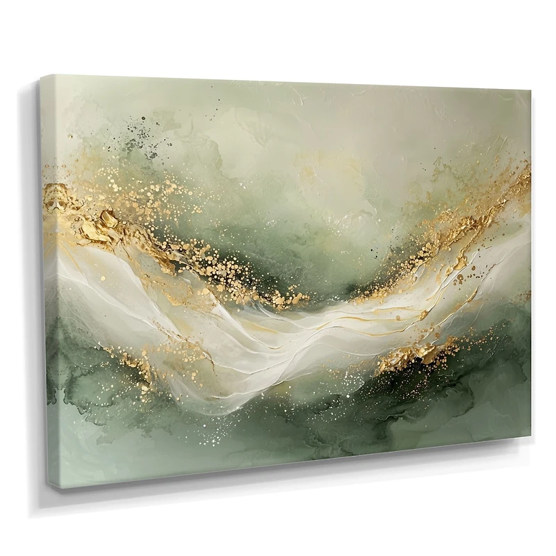 Gemstone Pathways – Emerald Abstract Harmony