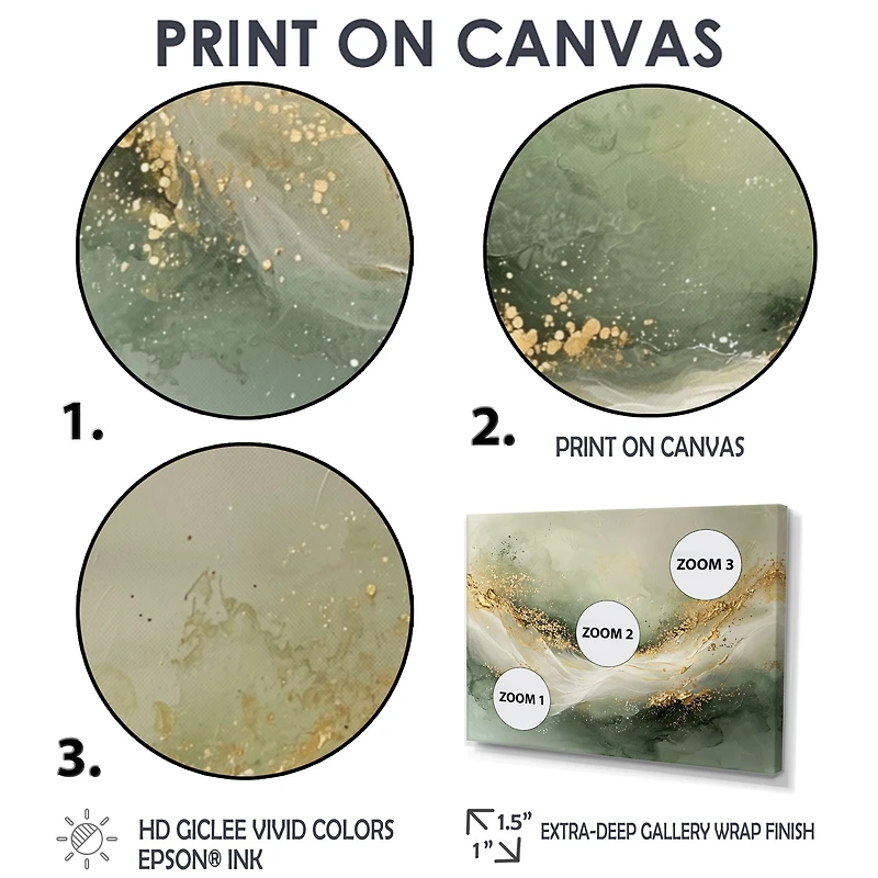 Gemstone Pathways – Emerald Abstract Harmony