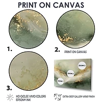 Gemstone Pathways – Emerald Abstract Harmony