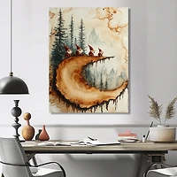 Forest Gnome Family – Whimsical Woodland Portrait