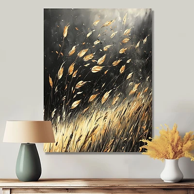 Prairie Breeze – Golden Windy Leaves