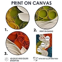 Art mural rythme terrestre biomorphisme organique