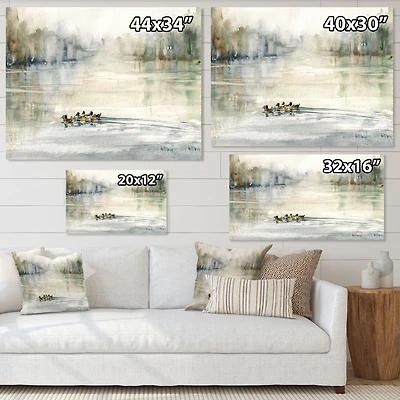 Ducks Pond  Canvas