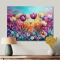 Lavender Fantasy – Dreamy Field of Tulips and Bloom