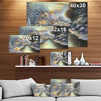 Toile « Evening Glow Chrismas Eve »