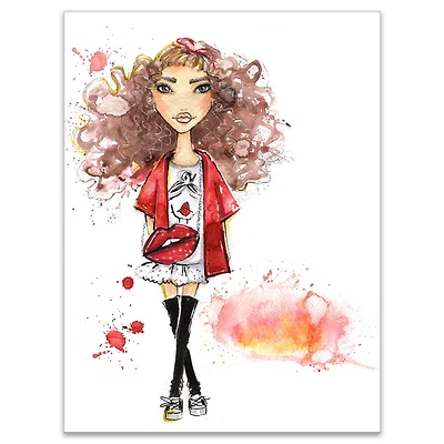 Toile « Fashionable Teenage girl »