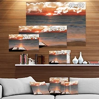 Open Bible Cloudy Sunset  Wall Art