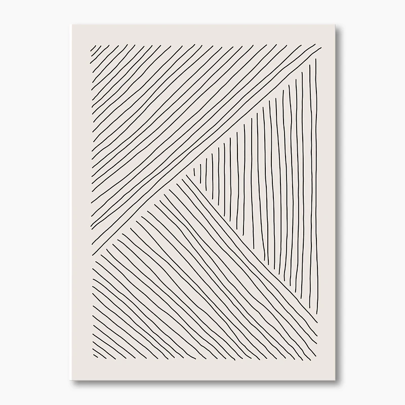 Minimal Geometrical Lines II  Wall Art