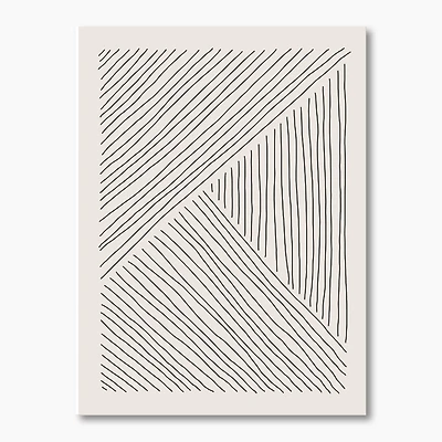 Toile « Minimal Geometrical Lines II »