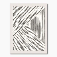 Toile « Minimal Geometrical Lines II »