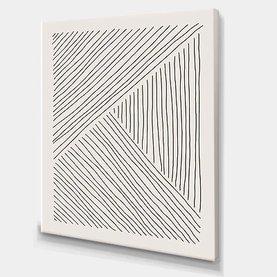 Minimal Geometrical Lines II  Wall Art