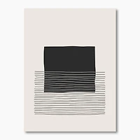 Toile « Minimal Geometric Lines and Squares VIII »
