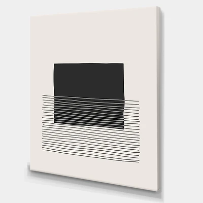 Toile « Minimal Geometric Lines and Squares VIII »