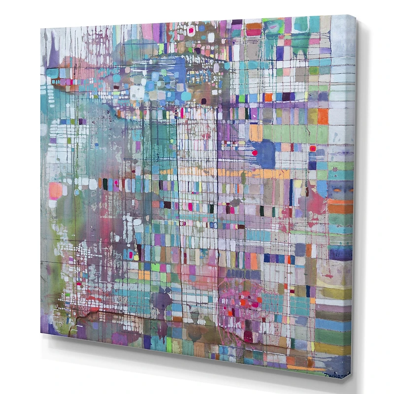 Toile « Matrix Colour Field »