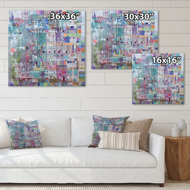 Toile « Matrix Colour Field »