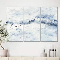 Toile « Blue Wipe Out » - 3 panneaux