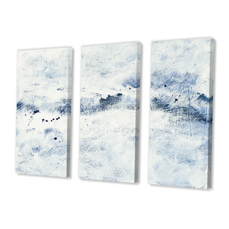 Toile « Blue Wipe Out » - 3 panneaux