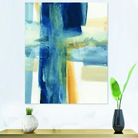 Indigo Panel VI  Canvas Artwork