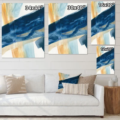 Toile « Indigo Panel I »