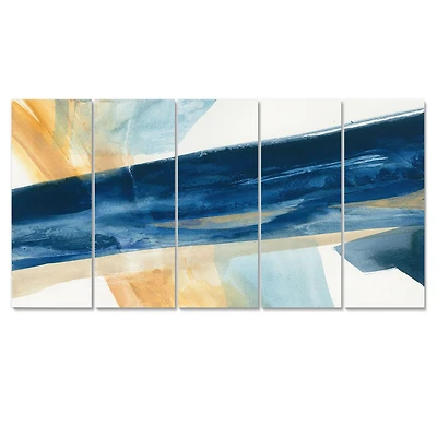 Indigo Panel I Canvas Wall Art