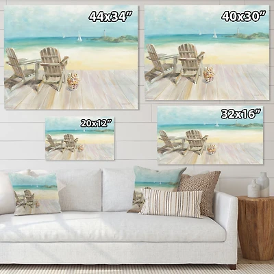 Seaside Morning no Window  Canvas