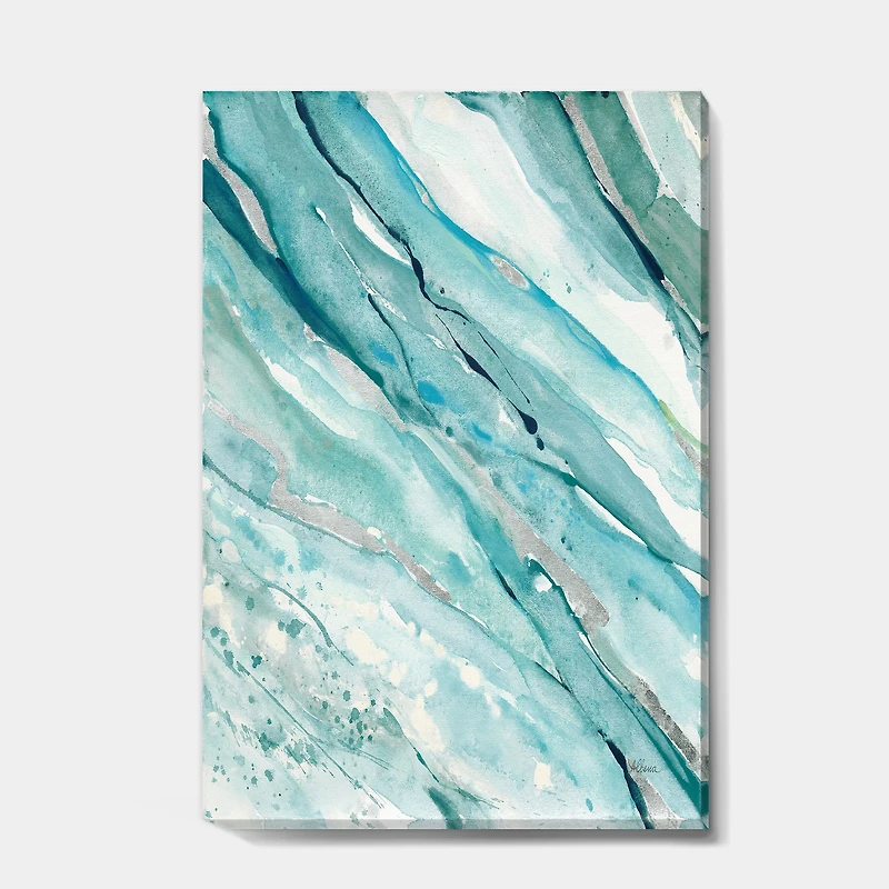 Toile « Silver Springs I Blue Green »