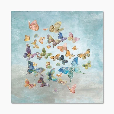Toile « Butterflies Dancing I »
