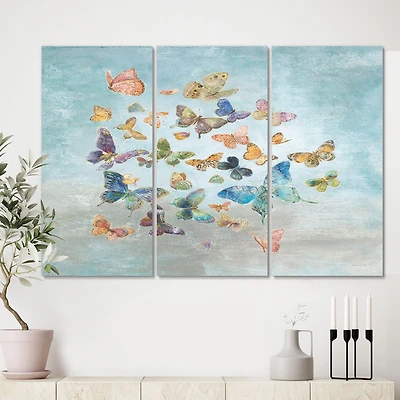 Butterflies Dancing I Canvas Wall Art