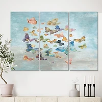 Butterflies Dancing I Canvas Wall Art