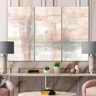 intersect II Grey Canvas Wall Art