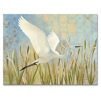 Toile « Snowy Egret Flight vII »