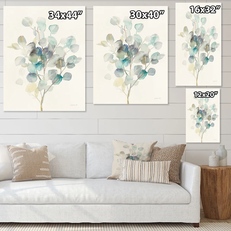 Eucalyptus Leaves I  Canvas Wall Art