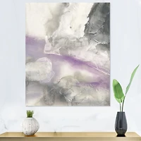 Watercolor Minimal Purple Tones I  Wall Art