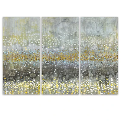 Glam Rain Abstract III - Modern & Contemporary  Canvas Wall Art