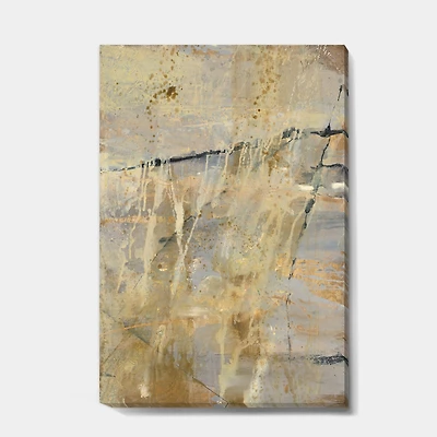 Geometric Cream Block II  Wall Art