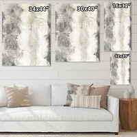 Gray Circles I  Canvas Wall Art