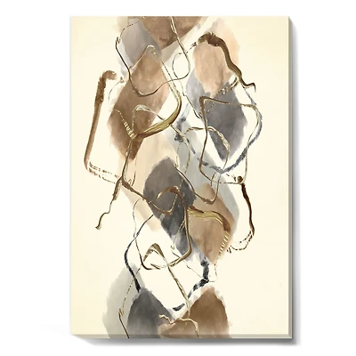 Gold Glam Squares III  Wall Art