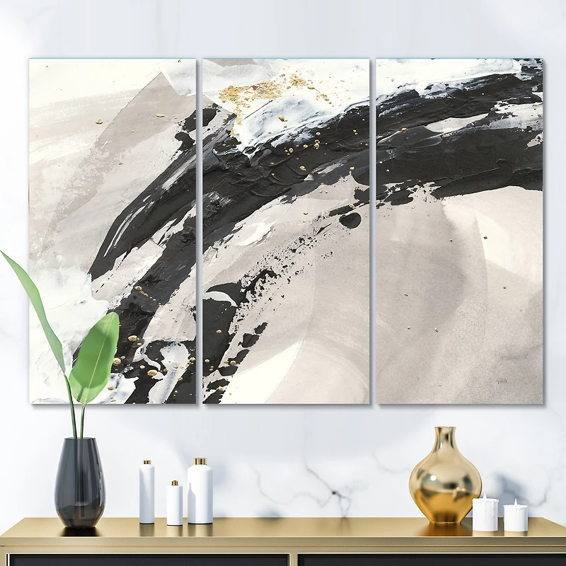 Glam Painted Arcs IV Canvas Wall Art