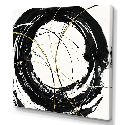 Toile « Gold Metallic Circle »