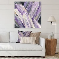 Geometric Purple Glacier  Wall Art