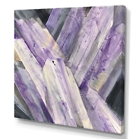 Geometric Purple Glacier  Wall Art