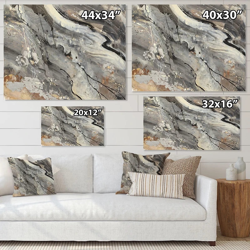 Toile « Fire and Ice Minerals II »