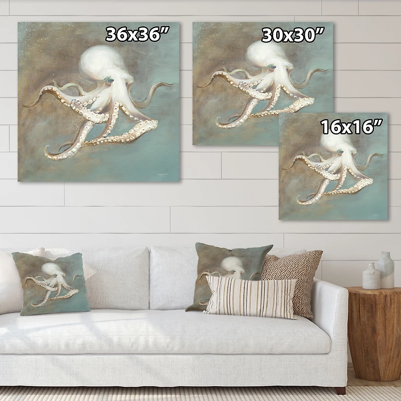 Octopus Treasures from the Sea  Wall Art